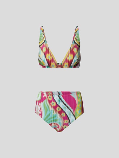 Etro Bikini mit Allover-Muster Rot 2