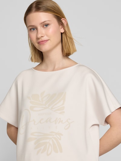 Christian Berg Woman T-Shirt mit Rundhalsausschnitt Ecru 3