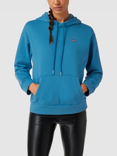 Levi's® Hoodie met capuchon, model 'STANDARD HOODIE' Oceaanblauw - 4