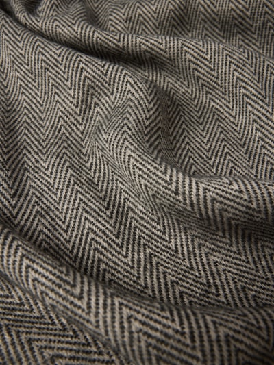 Barts Sjaal met rafels Middengrijs gemêleerd - 2