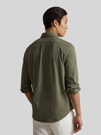 Polo Ralph Lauren Regular Fit Freizeithemd aus reiner Baumwolle Oliv 5