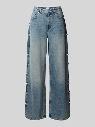 Jake*s Casual Wide Fit Jeans mit Zierknöpfen Jeansblau 2