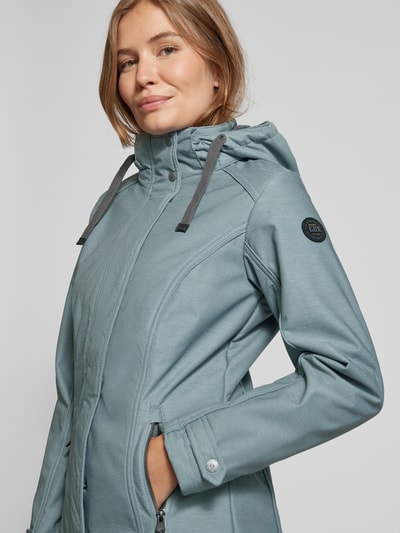 G.I.G.A. DX Softshelljacke mit Reißverschlusstaschen Rauchblau 3