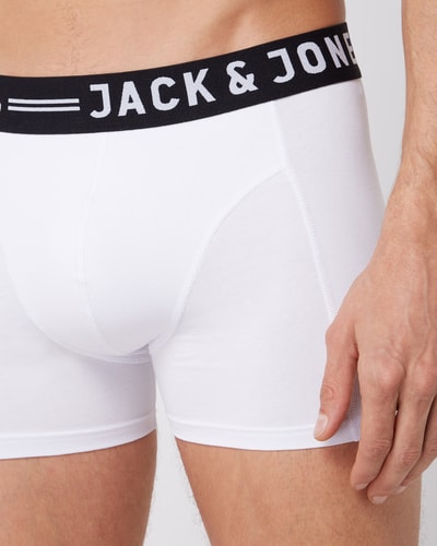 Jack & Jones Obcisłe bokserki z dodatkiem streczu  Biały 2