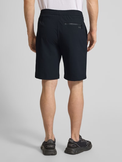 BOSS Green Regular fit korte broek van sneldrogend materiaal Zwart - 5