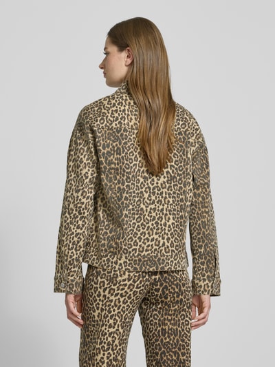 Vero Moda Oversized Jeansjacke aus Baumwollmix Modell 'TESSA' Sand 5