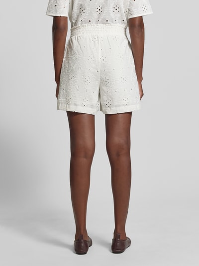 VERO MODA Regular Fit Shorts aus reiner Baumwolle Modell 'ELIZA' Weiss 5