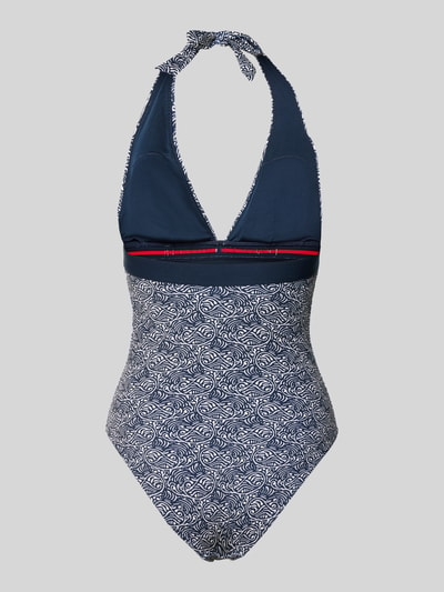 TOMMY HILFIGER Badpak met halter Marineblauw - 3