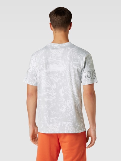 PUMA PERFORMANCE T-Shirt mit Allover-Muster Modell 'Summer' Weiss 5