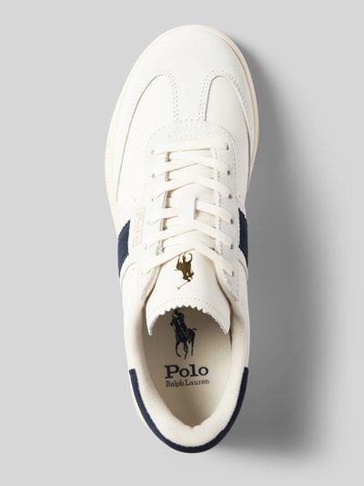 Polo Ralph Lauren Ledersneaker mit Label-Details Weiss 3