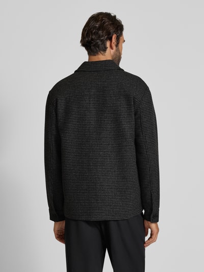 Casual Friday Regular Fit Hemdjacke mit Knopfleiste Modell 'FRILOF' Dunkelgrau 5