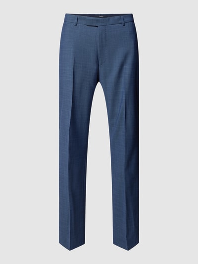 JOOP! Collection Modern fit pantalon met persplooien, model 'Brad' Blauw - 2