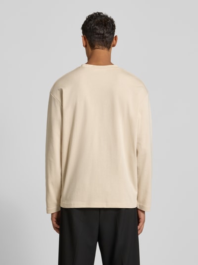 SELECTED HOMME Loose fit shirt met lange mouwen van katoenmix, model 'LOOSEOSCAR' Offwhite - 5