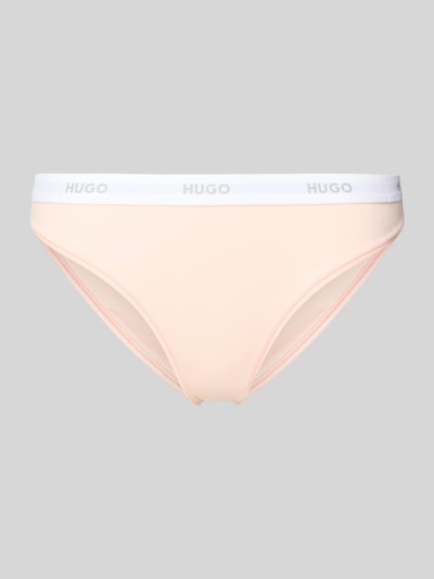 Produktfoto, Slip aus Baumwoll-Mix Modell 'HUGO ID BRIEF' von HUGO in Optik: Unifarben mit Label-Bündchen und elastischem Bundabschluss, Materialverarbeitung: Jersey.