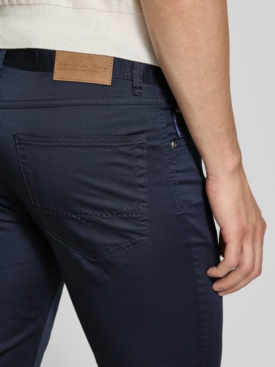 Christian Berg Men Regular Fit Chino im 5-Pocket-Design Marine 3