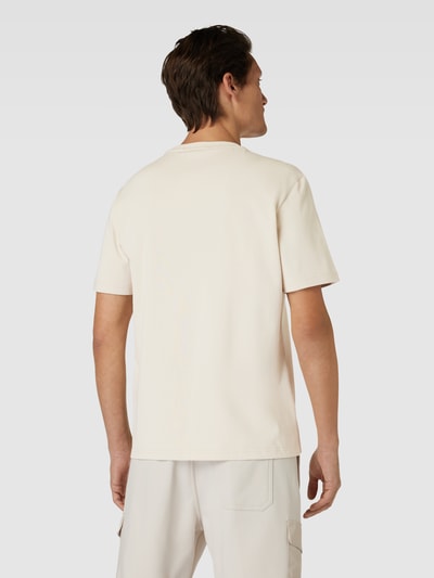 Antony Morato T-shirt met borstzak en labeldetail Beige - 5