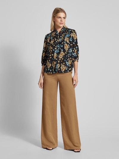 Lauren Ralph Lauren Blouse met opstaande kraag, model 'ALSHINTO' Zwart - 1