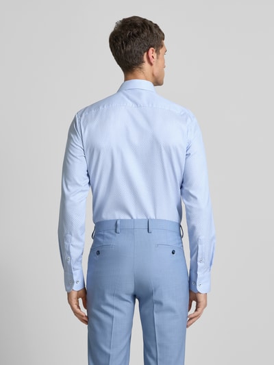 ETERNA Slim Fit Business-Hemd mit Kentkragen Bleu 5