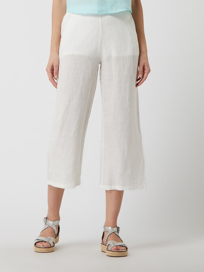 Emily Van den Bergh Culotte aus Leinen Offwhite 4