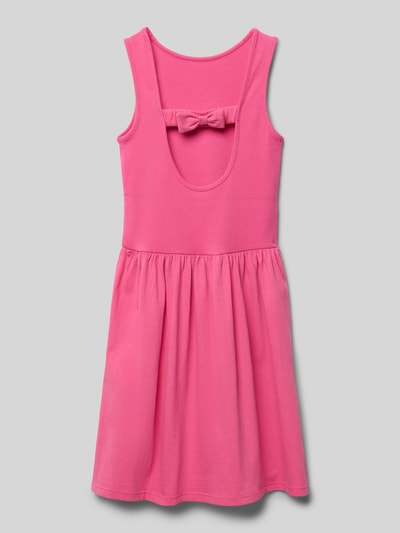 s.Oliver RED LABEL Tailliertes Minikleid aus Baumwoll-Mix Pink 3
