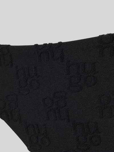 Produktfoto, Bikini Slip mit Label-Prägung Modell 'TERRY MONO' von HUGO, Optik: Unifarben, feine Webstruktur, Materialverarbeitung: Webstruktur