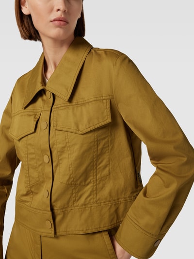Marc Cain Blazer mit Umlegekragen Oliv 3