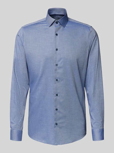 OLYMP Level Five Slim fit zakelijk overhemd met knoopsluiting Marineblauw - 2