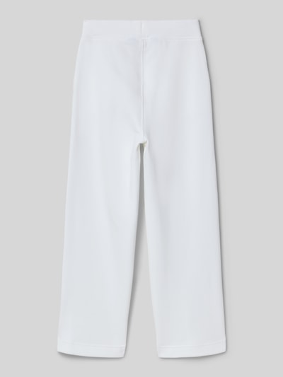 Produktfoto, Regular Fit Sweatpants aus Baumwoll-Mix von Polo Ralph Lauren Teens in Weiß, Sweat-Material, unifarben, elastischer Bund, Rückansicht