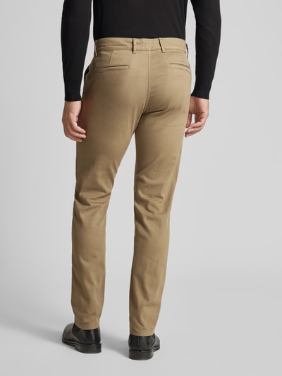 BOSS Orange Slim Fit Chino mit Gürtelschlaufen Beige 5