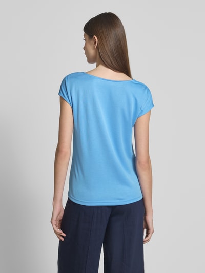 zero T-shirt z lejącym dekoltem Jasnoniebieski 5
