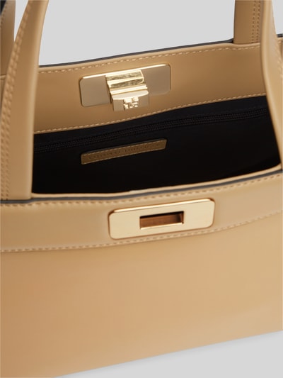 Tommy Hilfiger Henkeltasche mit abnehmbaren Schulterriemen Beige 4