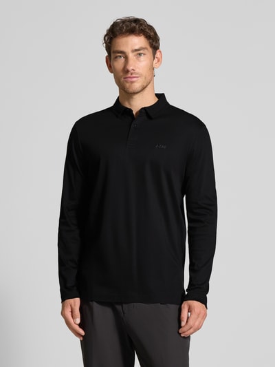 BOSS Green Regular fit poloshirt van puur katoen, model 'PIROL' Zwart - 4