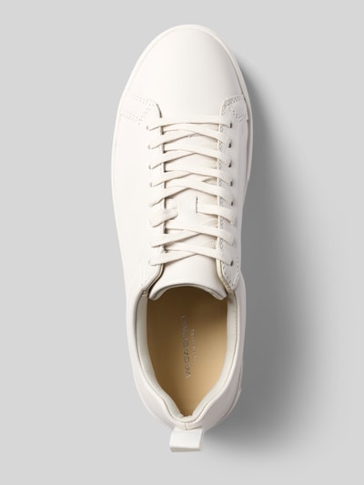 Produktfoto, Low Top Sneaker aus echtem Rindsleder von Vagabond in Optik: Unifarben, runde Schuhspitze, Glattleder, Label-Prägung, Schnürung, leicht profilierte Sohle, Absatzform: Plateau
