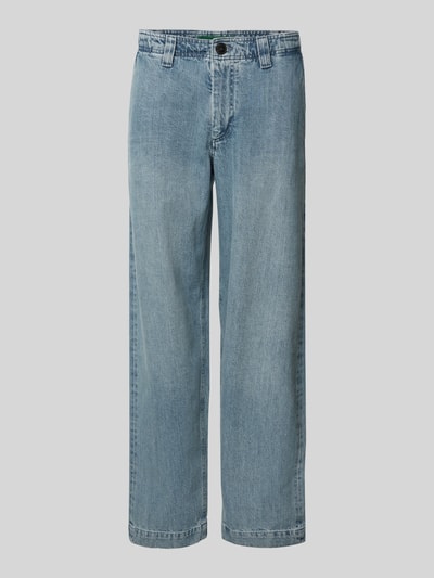 ANNARR Straight leg jeans met riemlussen, model 'TRYGVE SELVEDGE' Jeansblauw - 2