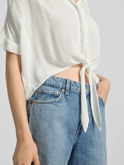 Only Regular fit overhemdblouse van pure viscose, model 'PAULA LIFE' Wit - 3