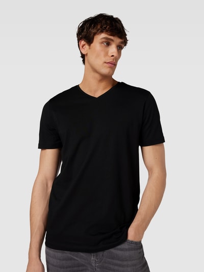 Christian Berg Men T-Shirt mit V-Ausschnitt Black 3