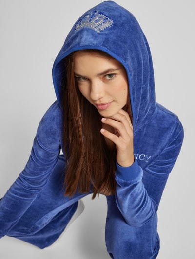 Juicy Couture Sweatjacke mit Kapuze Modell 'ROBYN' Dunkelblau 3