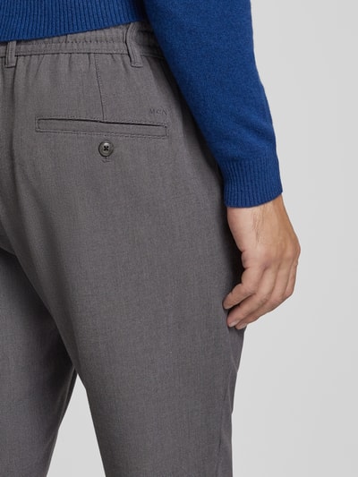 MCNEAL Tapered fit broek met tunnelkoord Donkergrijs - 3