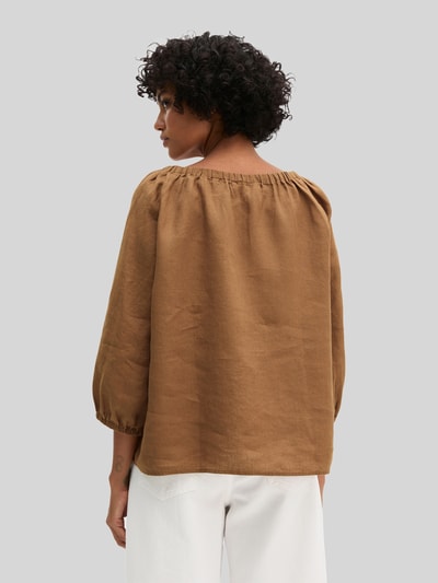 Marc O'Polo Regular Fit Bluse aus reinem Leinen mit Carmen-Ausschnitt Hazel 5