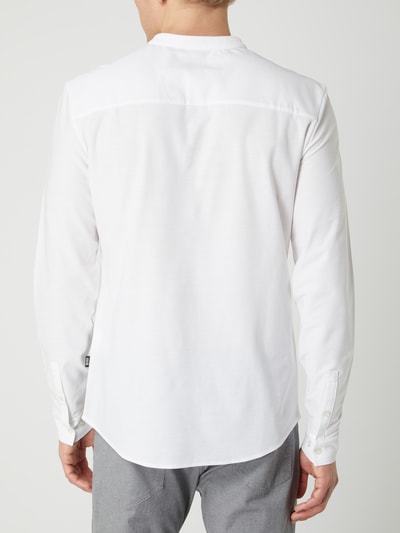 BOSS Slim fit serafinoshirt van katoen, model 'Pal'  Wit - 5