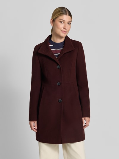 FUCHS SCHMITT Regular fit lange jas van wolmix met wol en kasjmier Bordeaux - 4