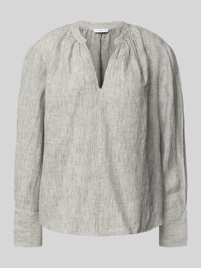 Tommy Hilfiger Relaxed Fit Bluse aus reinem Leinen Marine 2