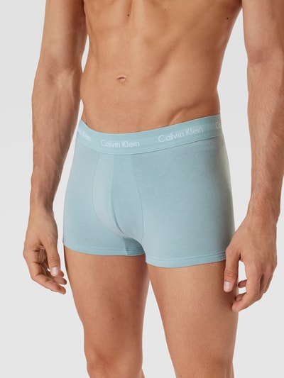 Calvin Klein Underwear Trunks mit Logo-Bund im 3er-Pack Oliv 3