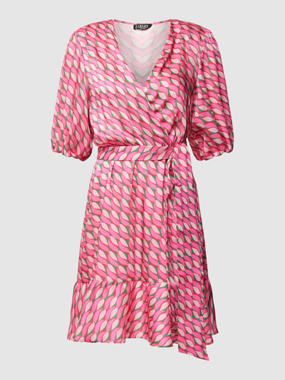 Liu Jo Black Cocktailkleid in Wickel-Optik Modell 'ABITO' Pink 2