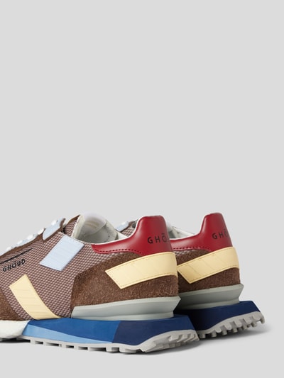 GHŌUD Sneaker aus Leder-Mix Cognac 2