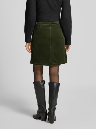 FREE/QUENT Minirok van corduroy, model 'Cordy' Kaki - 5