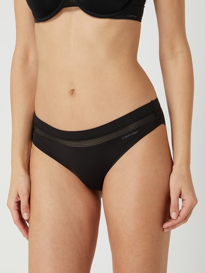 Calvin Klein Underwear Slipy z elastycznym pasem  Czarny 3