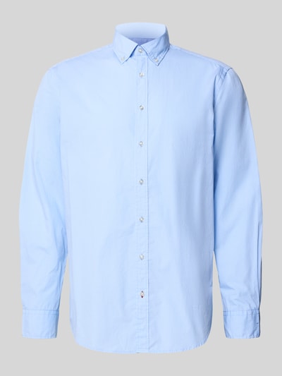 Christian Berg Men Vrijetijdsoverhemd met knoopsluiting Bleu - 2