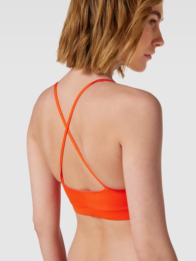 Mymarini Bikini-Oberteil mit Spaghettiträgern Orange 3