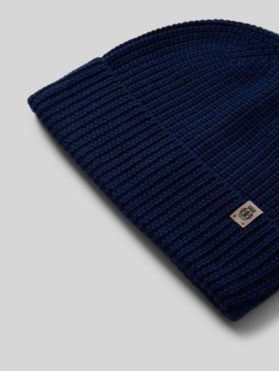 Roeckl Beanie mit Label-Detail Modell 'Pure Merino' Marine 2